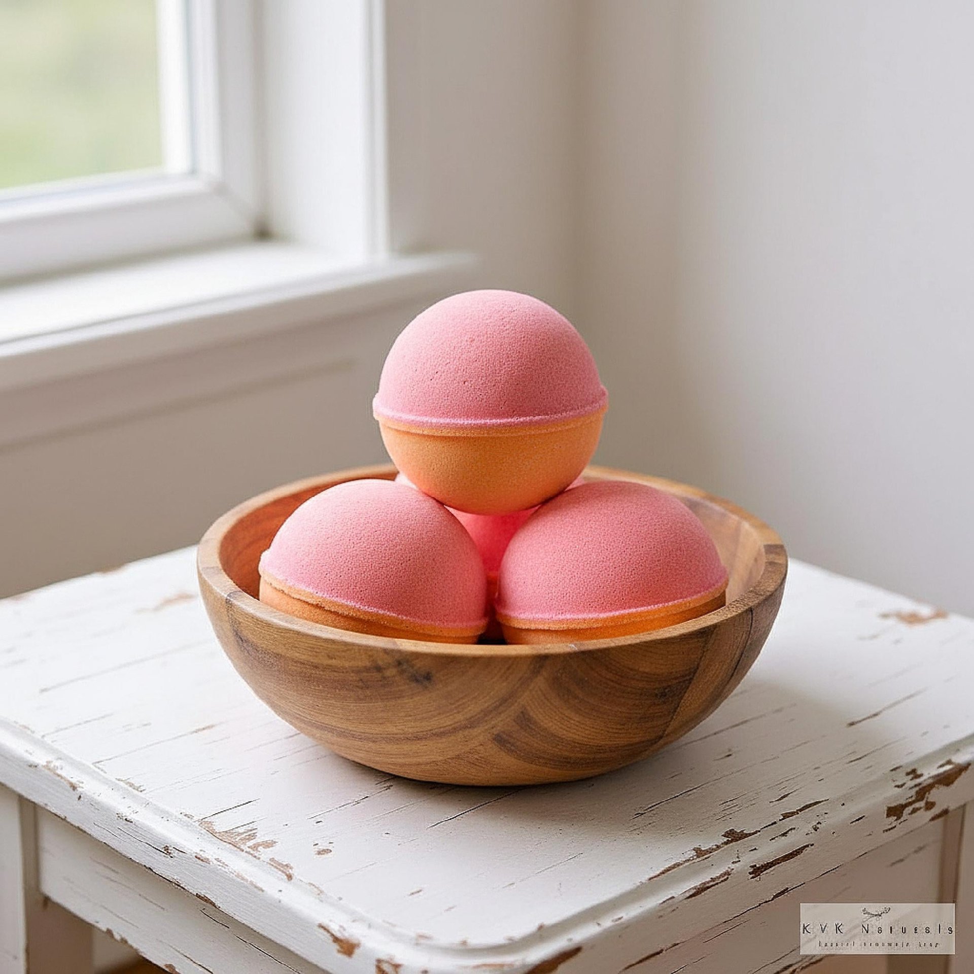 Fall Apple Bath Bomb -  Organic, All Natural Fizzy Treat