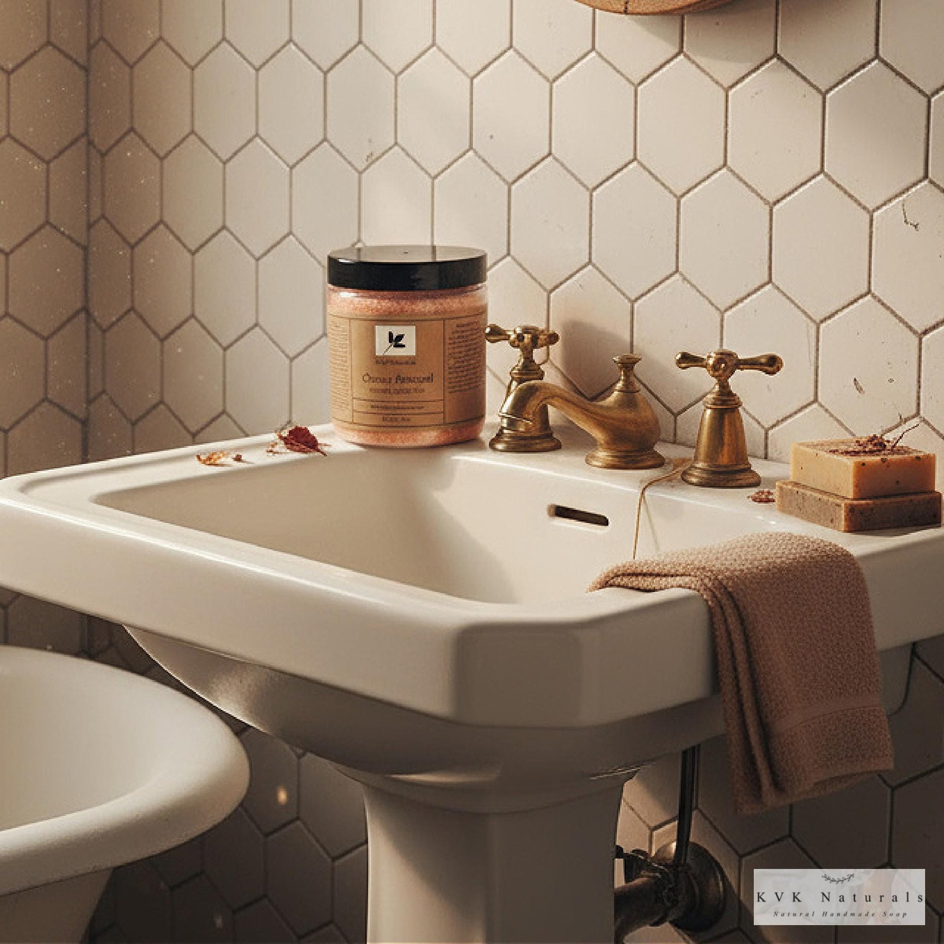 Cherry Almond Foaming Bath Salt - 8 oz Soak for Relaxation and Pampering, Self Care