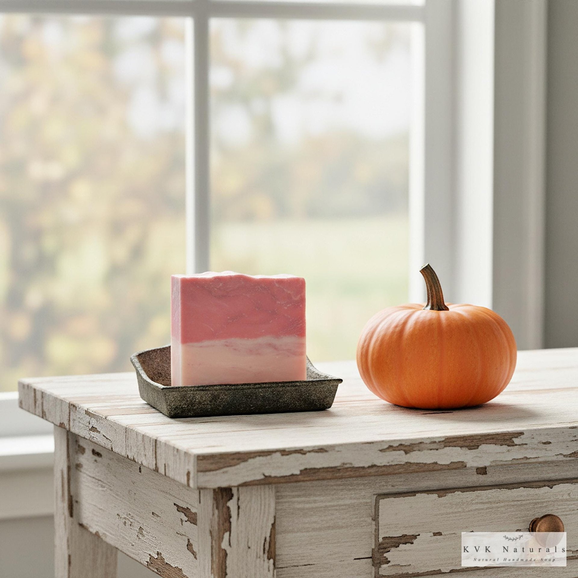 Autumn Apple Pear Soap Bar: Natural Handmade Autumn Soap
