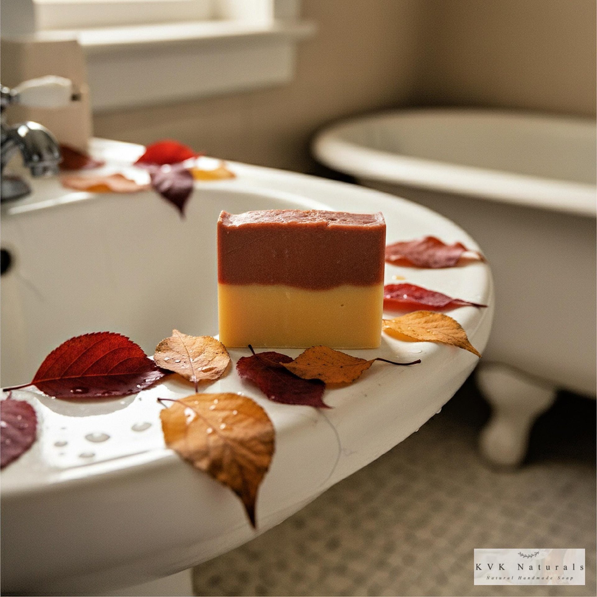 Orange Cranberry Soap Bar: Natural Handmade Autumn Soap