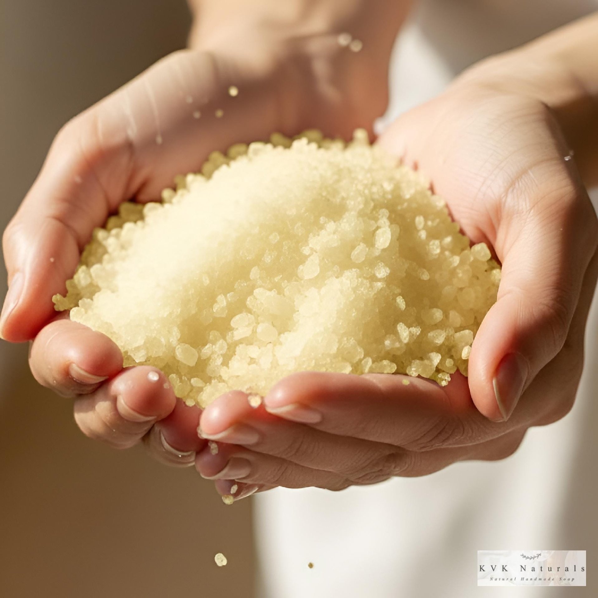 Lemon Grass Foaming Bath Salt - 8 oz Soak for Relaxation and Pampering, Self Care