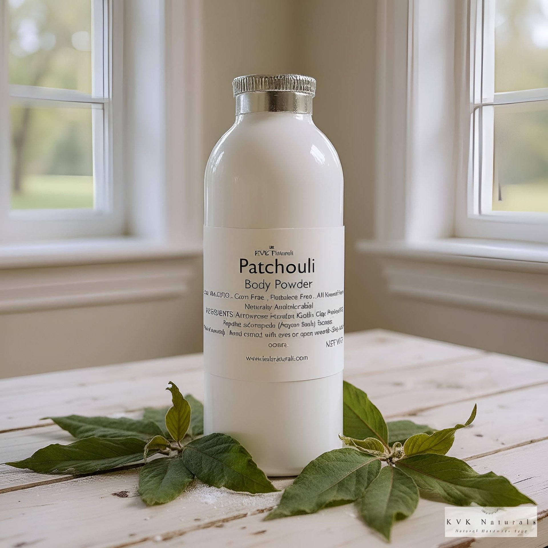 Patchouli Body Powder: Talc-Free Dusting Powder, 4 oz