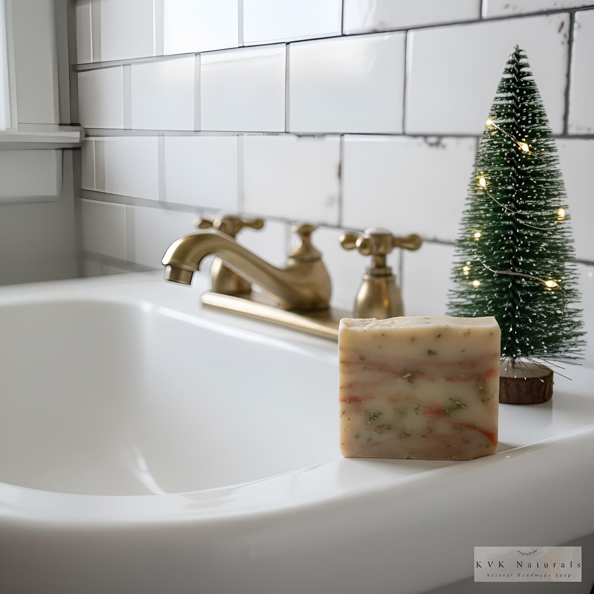 Mistletoe Soap Bar: Natural Handmade Cold Process Soap