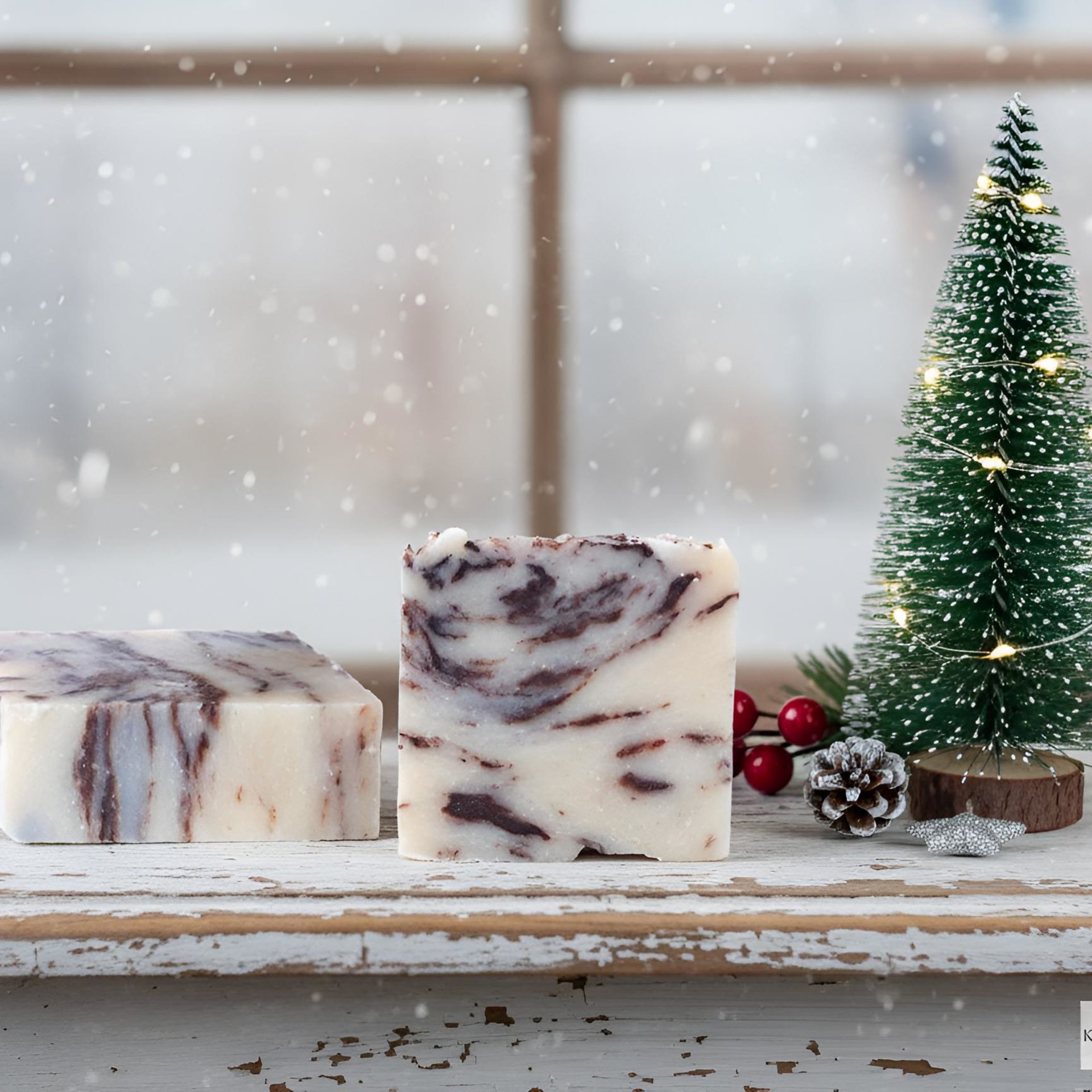 Chocolate Cinnamon Soap Bar: Natural Handmade Cold Process Soap