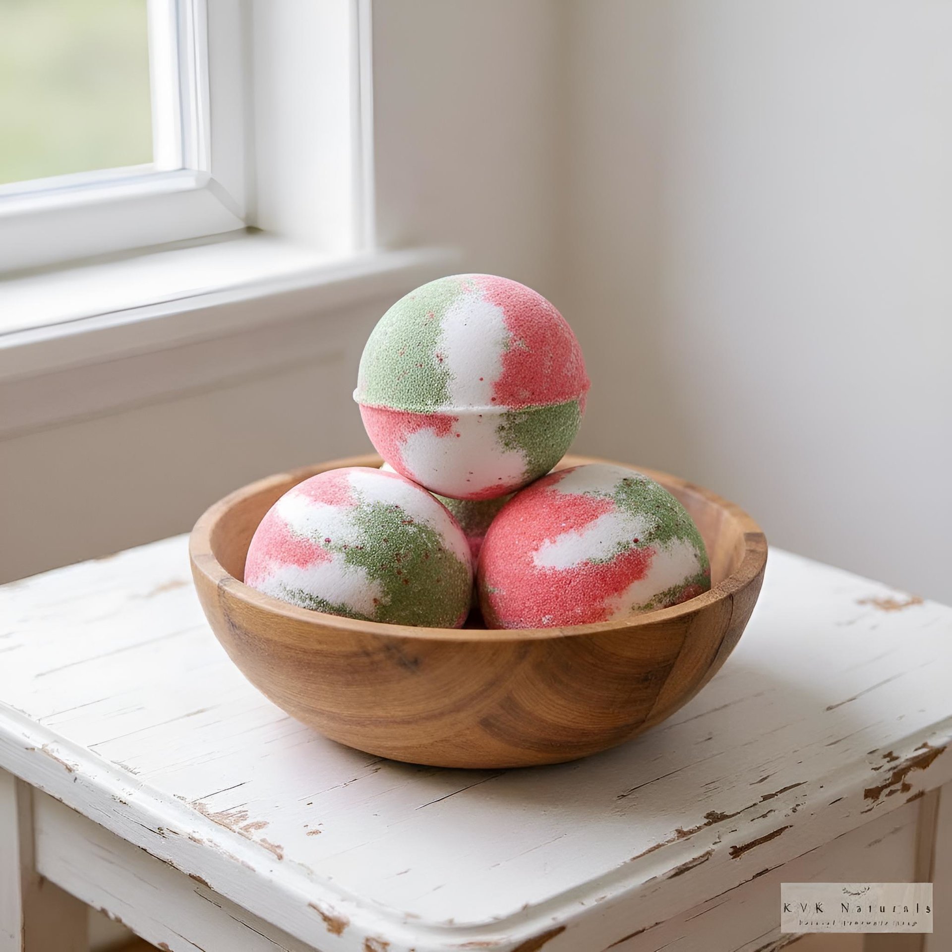 Mistletoe Bath Bomb - Organic, All Natural Fizzy Treat