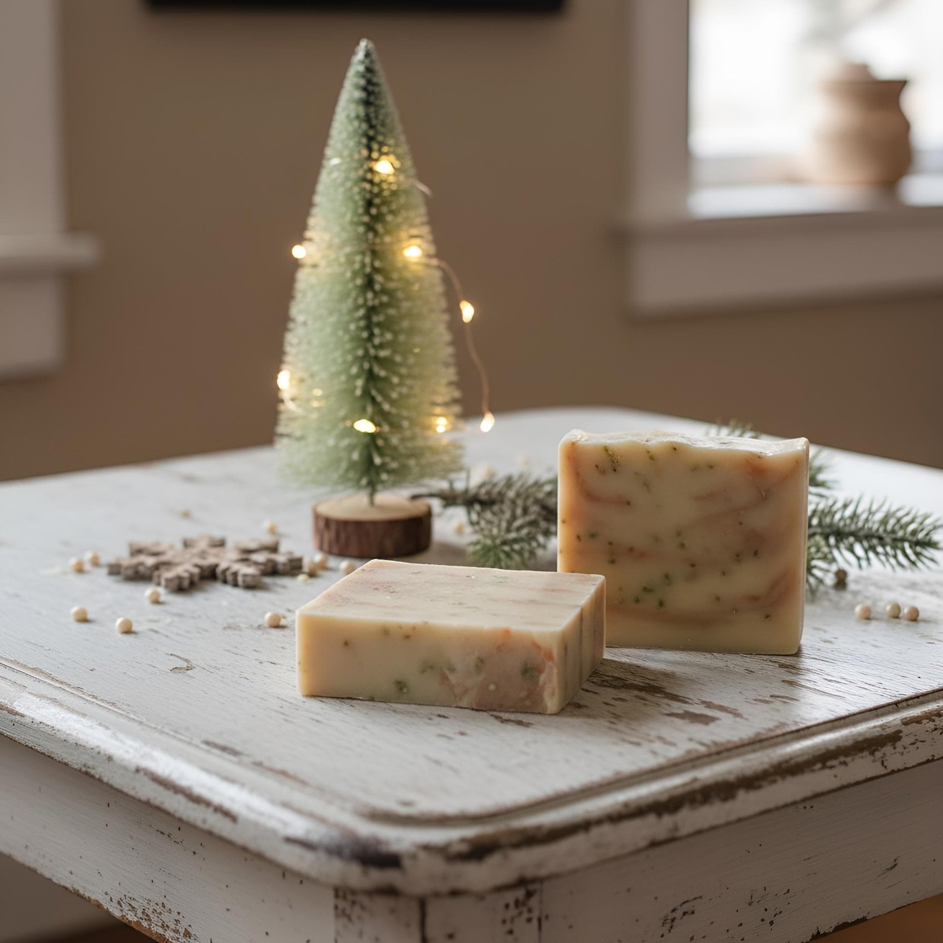 Mistletoe Soap Bar: Natural Handmade Cold Process Soap