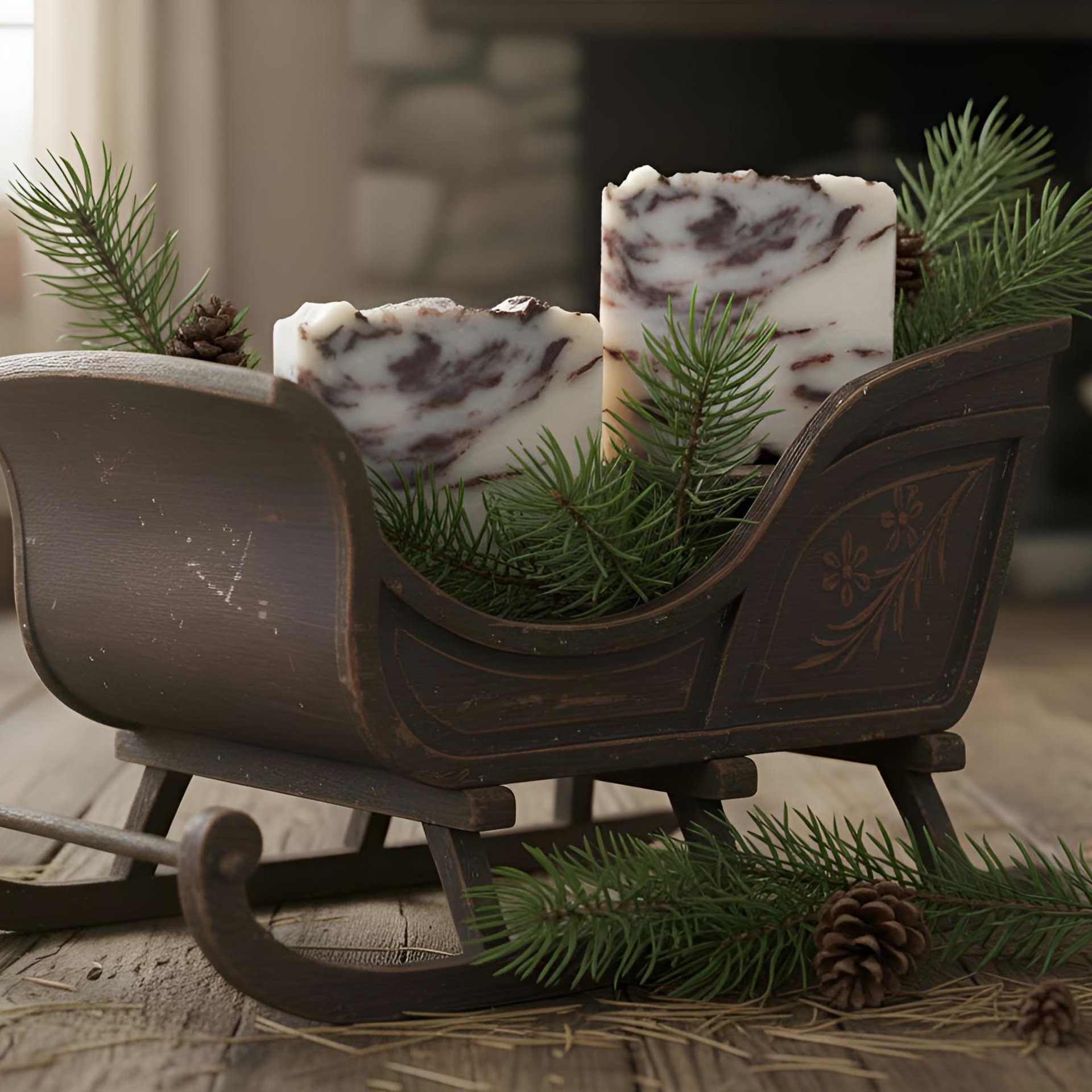 Chocolate Cinnamon Soap Bar: Natural Handmade Cold Process Soap