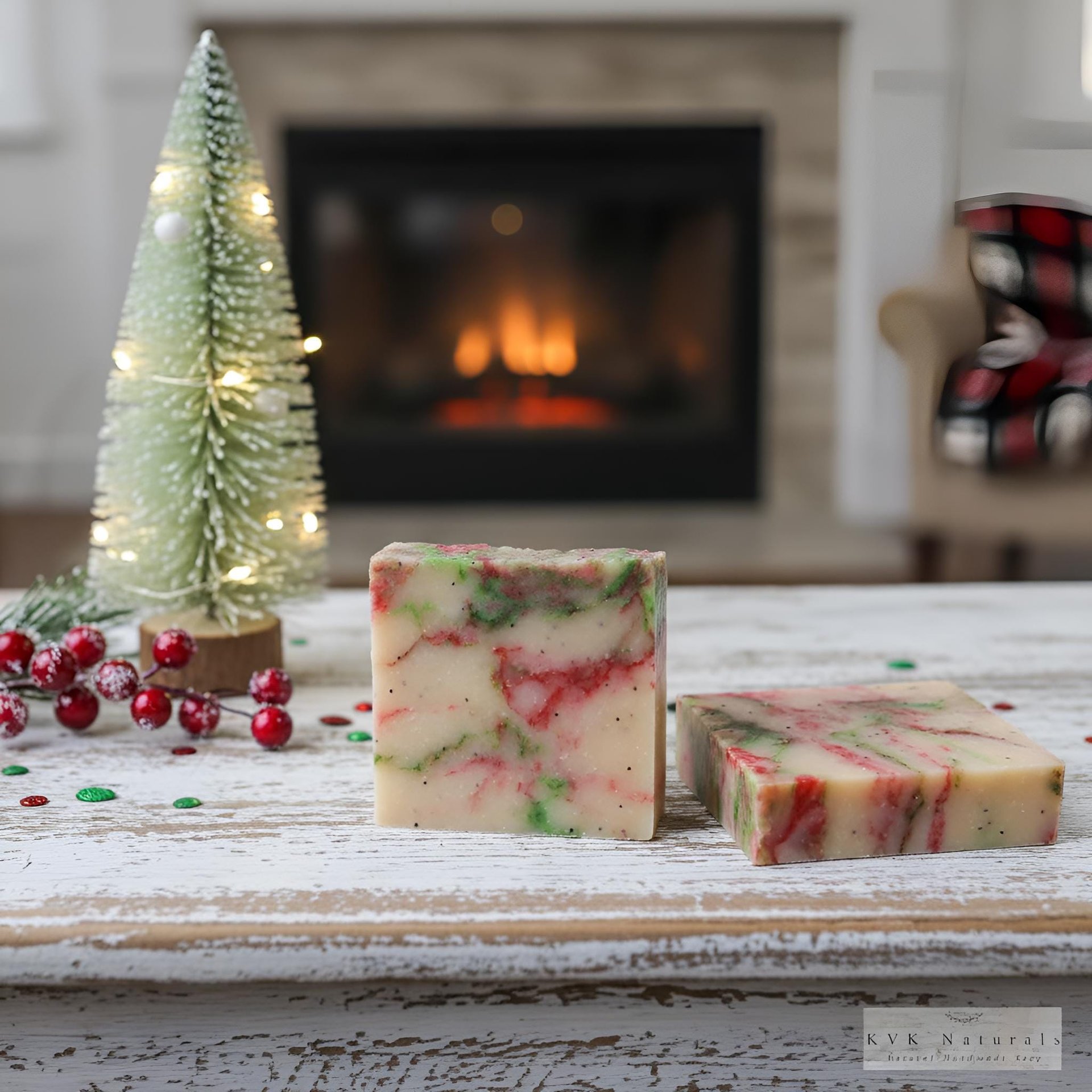 Cranberry Pomegranate Soap Bar: Natural Handmade Cold Process Soap