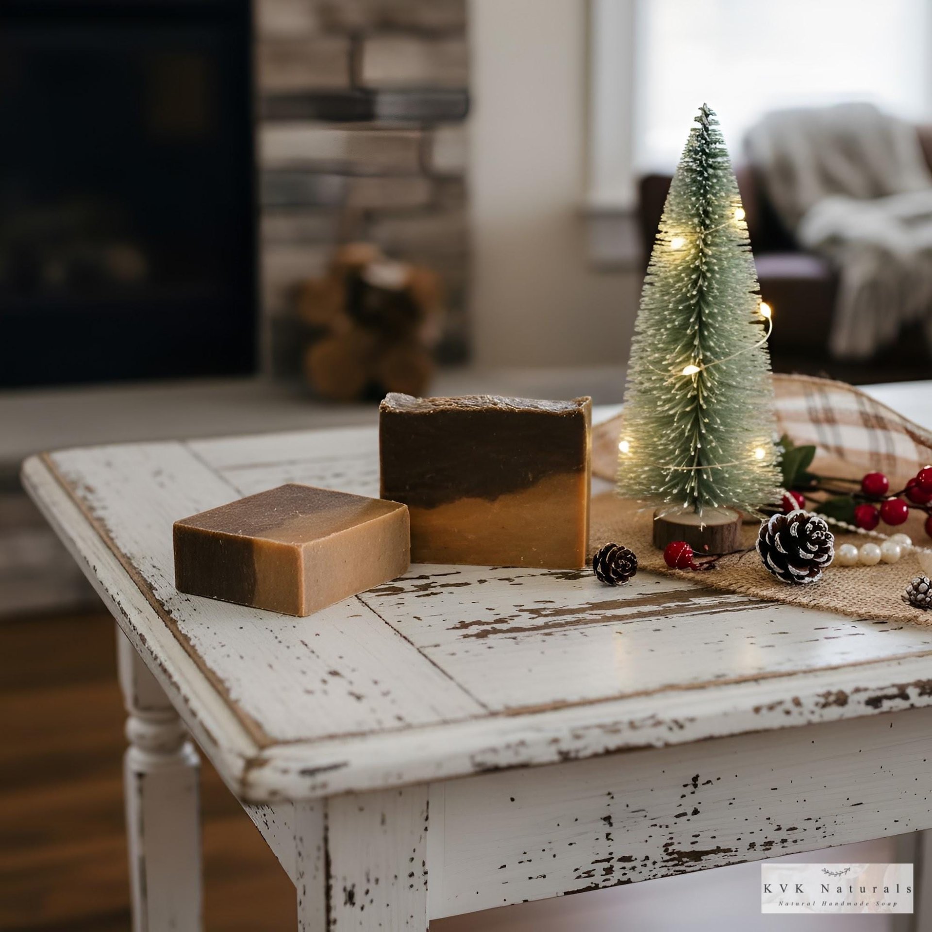 Orange Chocolate Soap Bar: Natural Handmade Cold Process Soap