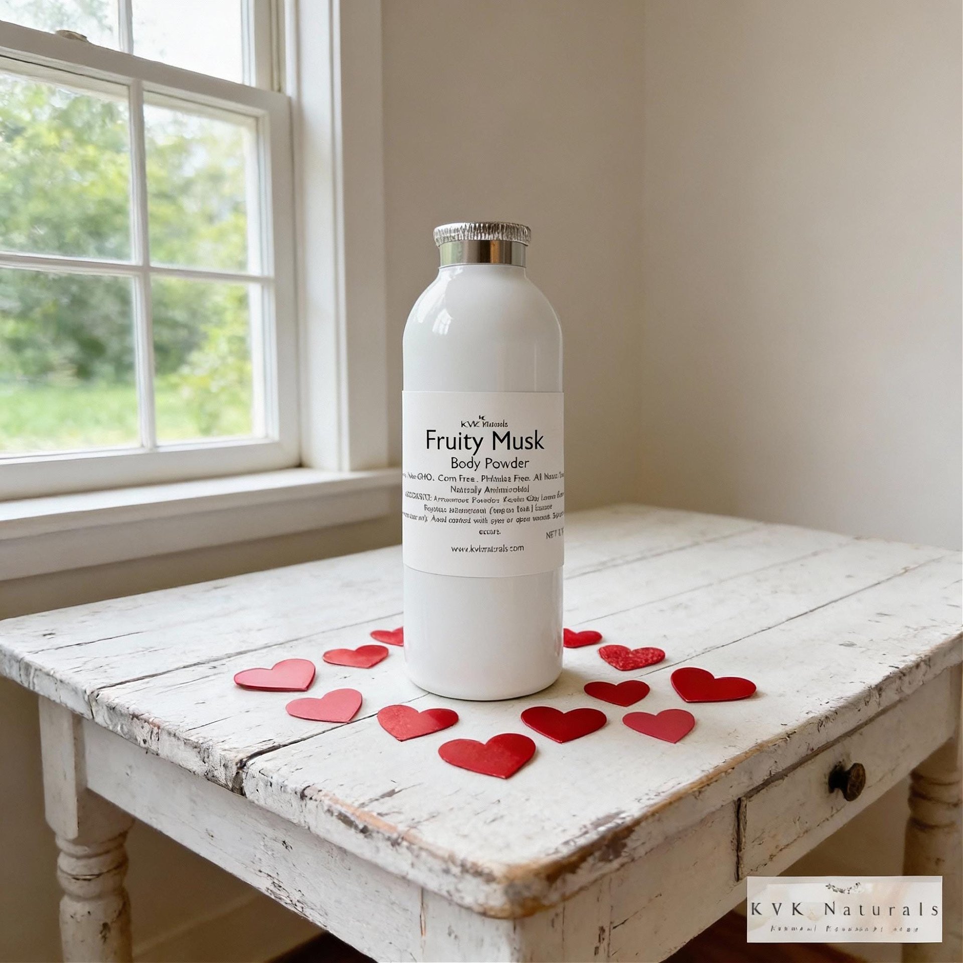 Fruity Musk Body Powder: Talc Free Dusting Powder, 4 oz