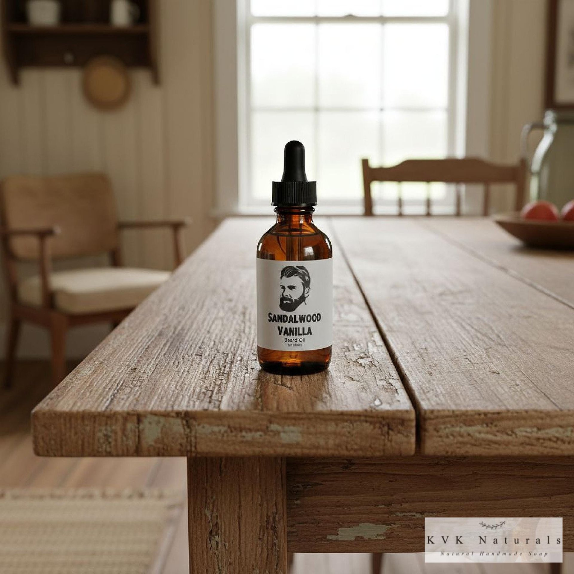 Beard Oil for Men Sandalwood Vanilla: Nourishing Grooming Essential (2 oz)