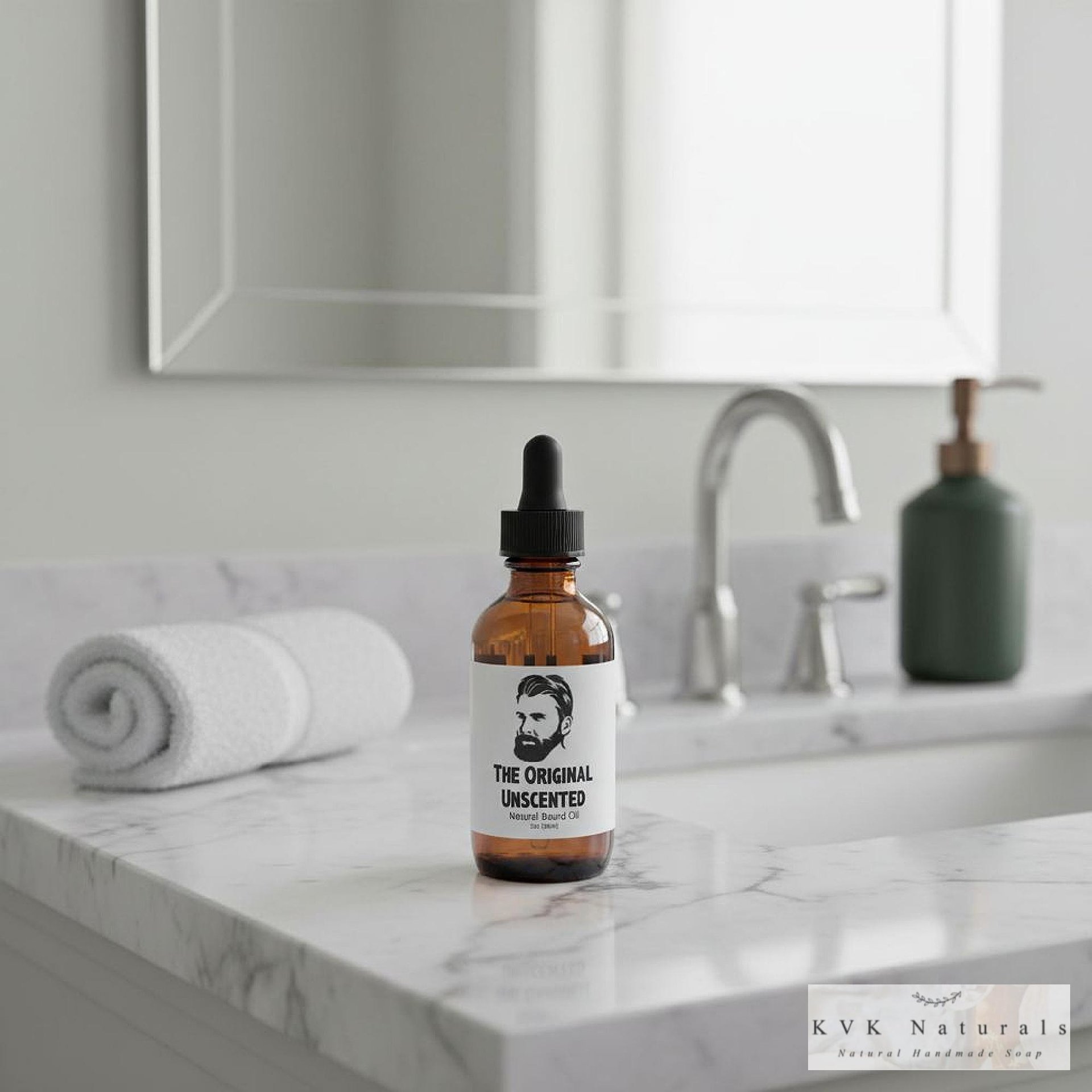 Beard Oil for Men Unscented: Nourishing Grooming Essential (2 oz)