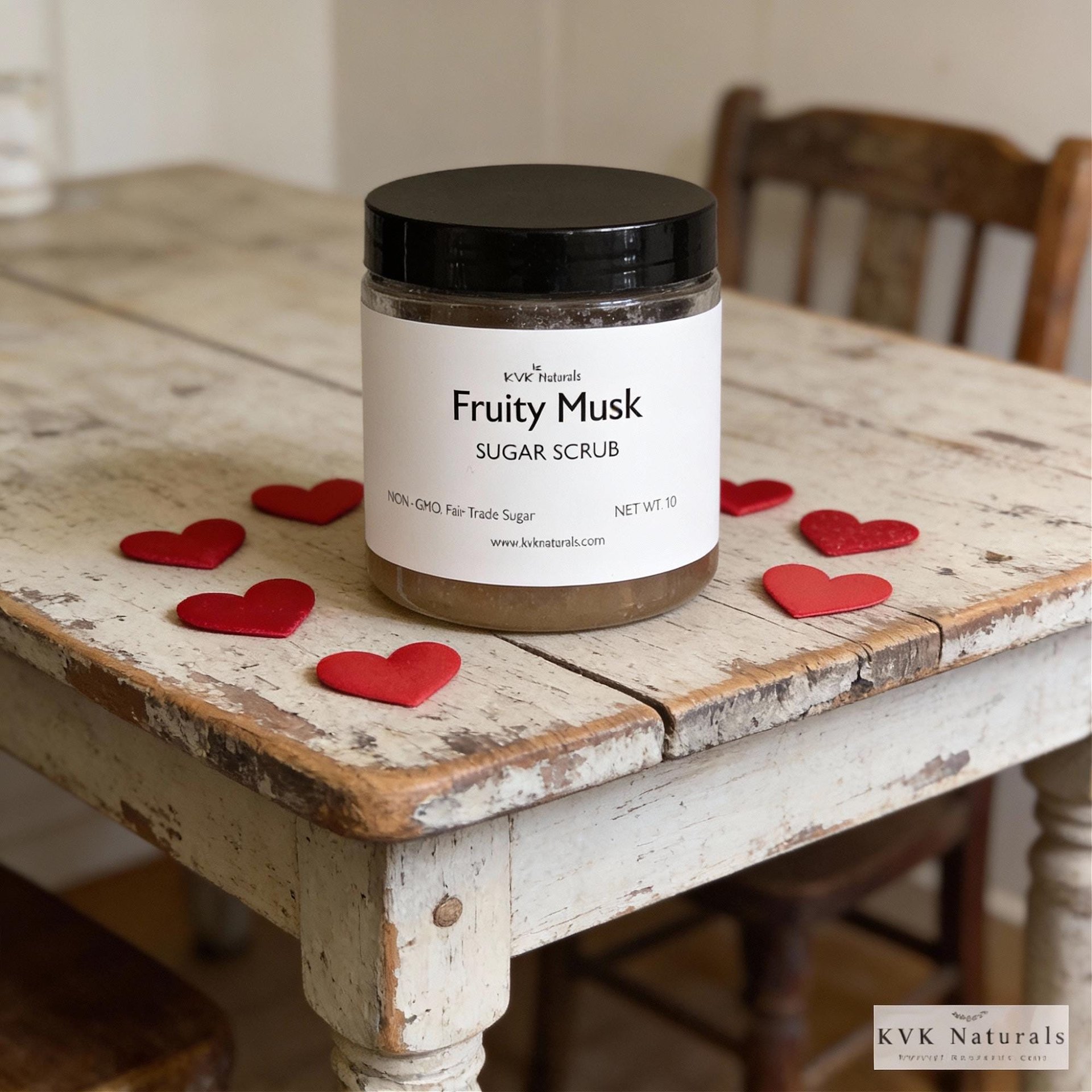 Fruity Musk Scrub - Exfoliating Organic Body Scrub