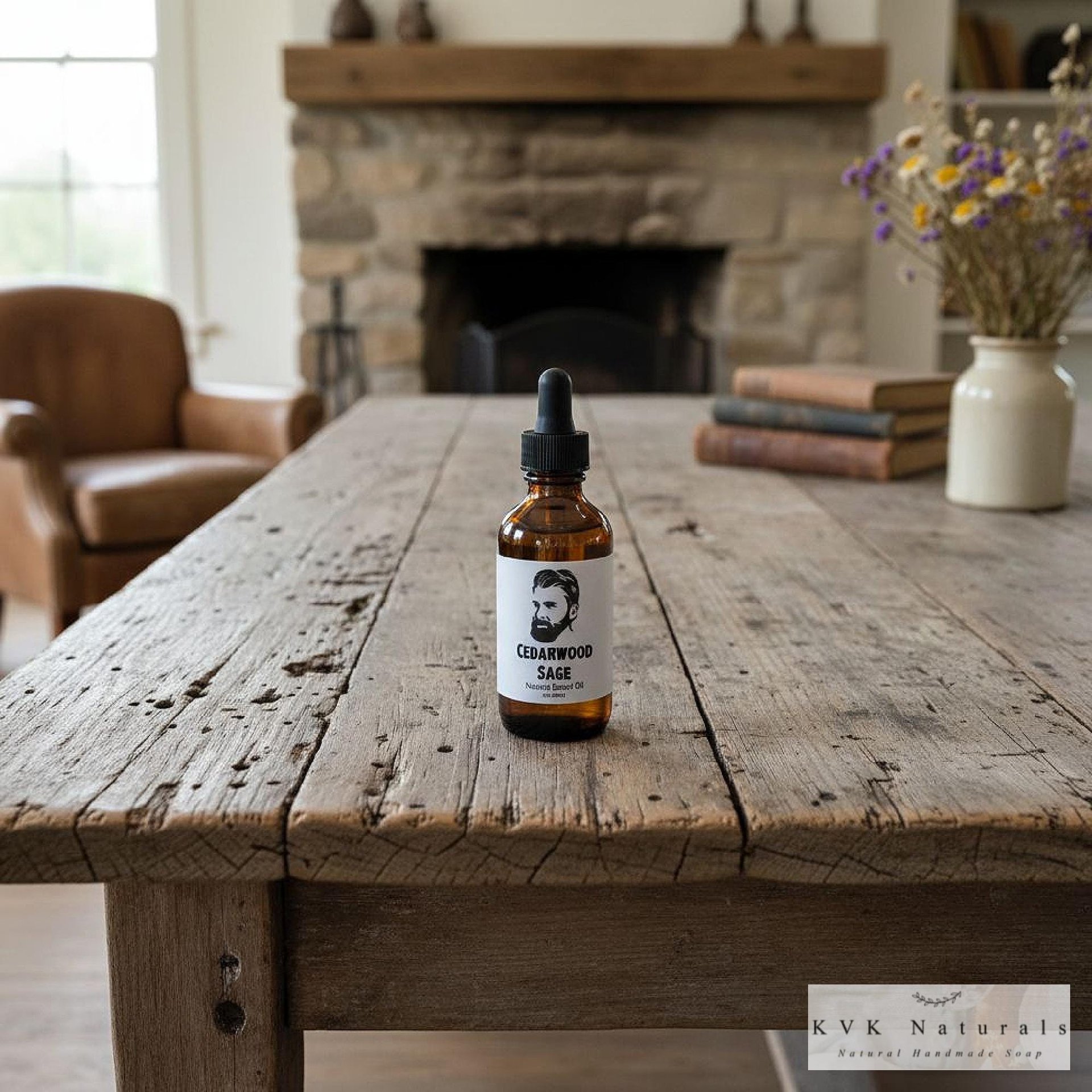 Beard Oil for Men Cedarwood Sage: Nourishing Grooming Essential (2 oz)
