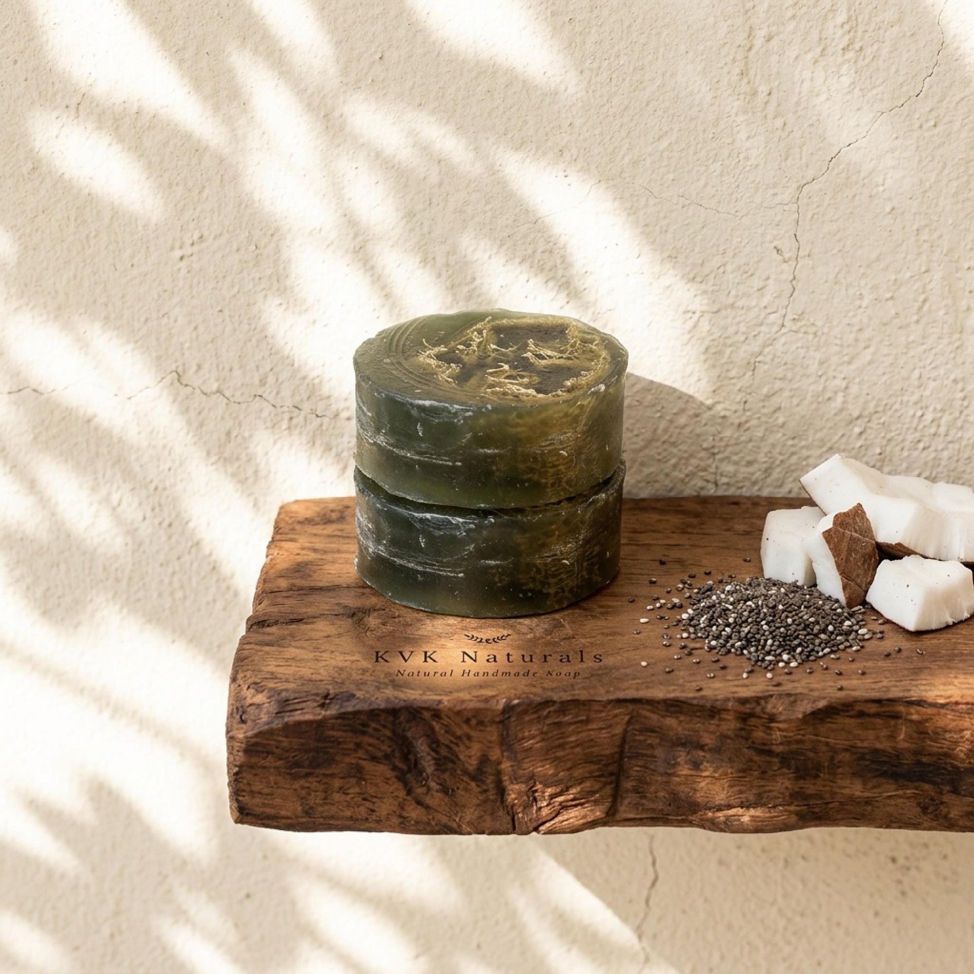 Handmade Black Seed Loofah Soap: Natural Cleansing Bar