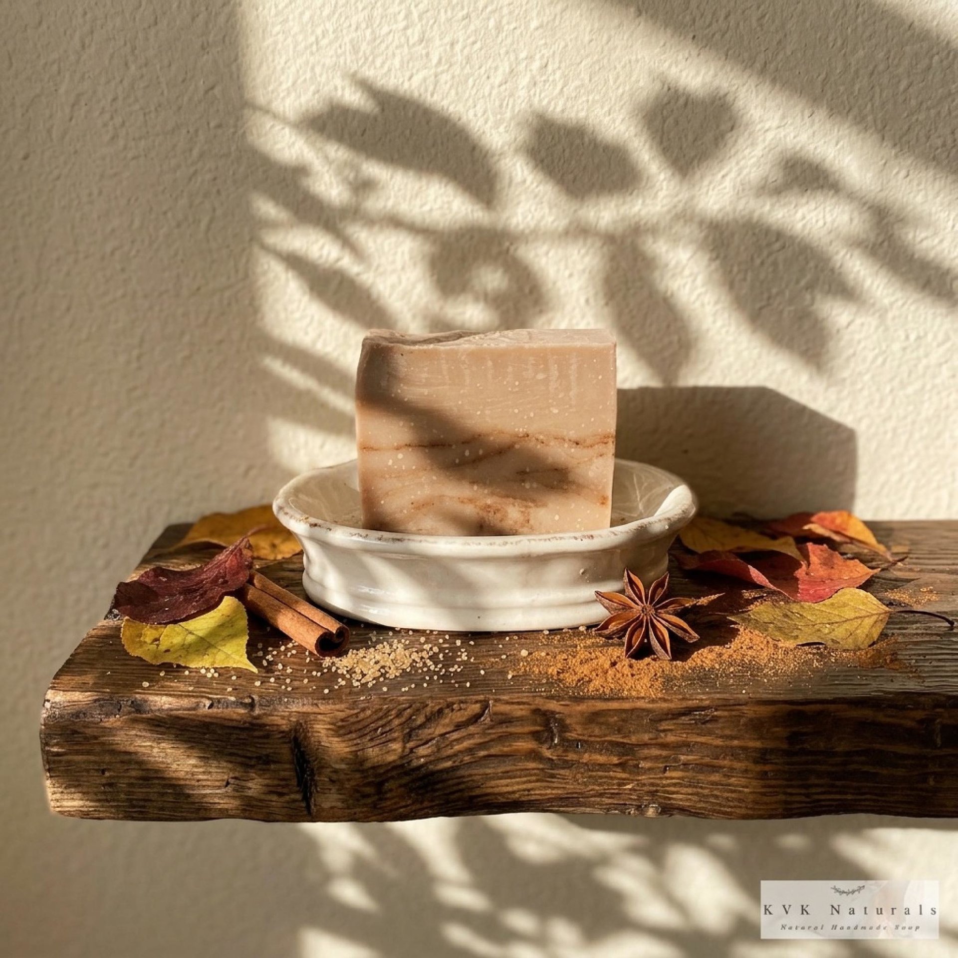 Pumpkin Spice Cake Soap Bar: Natural Handmade Autumn Soap