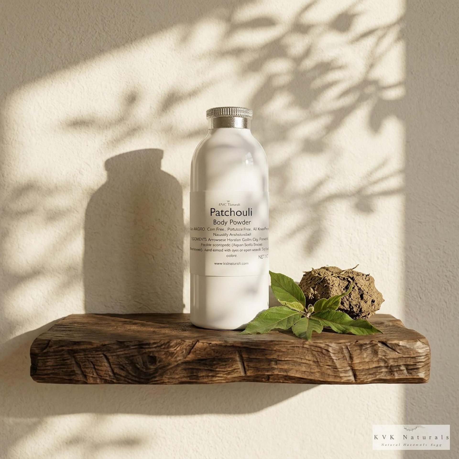 Patchouli Body Powder: Talc-Free Dusting Powder, 4 oz