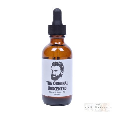 Beard Oil for Men - 2 oz. Bottle, Unscented Blend, Grooming Essential, Gift for Him
