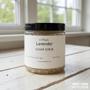 Lavender Sugar Scrub - Exfoliating Organic Body Scrub