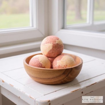 Pumpkin Spice Bath Bomb -  Organic, All Natural Fizzy Treat