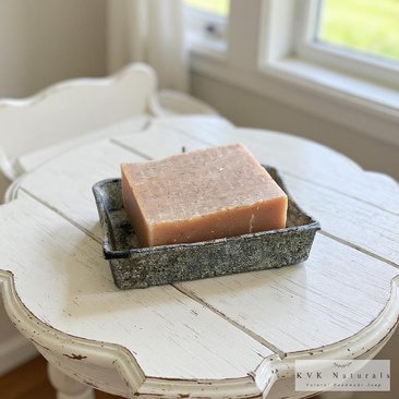 Orange Vanilla Soap Bar - Natural Handmade Organic Soap, Cold Process Bar, Homemade Soap