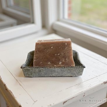 Oatmeal Milk Honey Goat Milk Soap Bar - Natural Handmade Organic Soap, Cold Process Bar, Homemade Soap