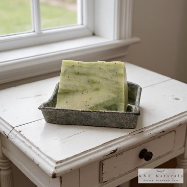 Eucalyptus Lavender Fir Needle Soap Bar - Natural Handmade Organic Soap, Cold Process Bar, Homemade Soap