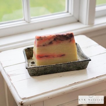 Lemon Green Tea Soap Bar - Natural Handmade Organic Soap, Cold Process Bar, Homemade Soap