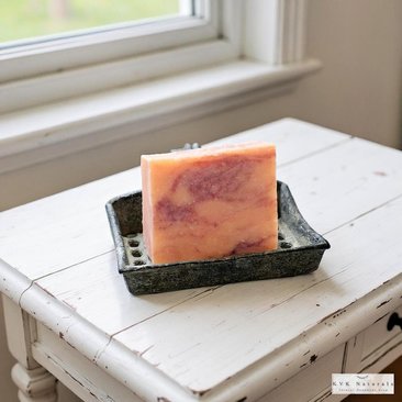 Grapefruit Geranium Soap Bar - Natural Handmade Organic Soap, Cold Process Bar, Homemade Soap