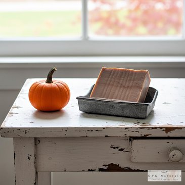 Pumpkin Spice Cake Soap Bar: Natural Handmade Autumn Soap