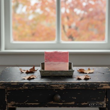 Autumn Apple Pear Soap Bar: Natural Handmade Vegan Soap