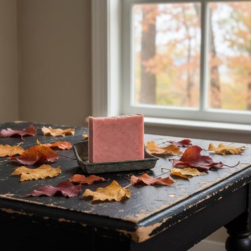 Fall Apple Soap Bar: Natural Handmade Autumn Soap