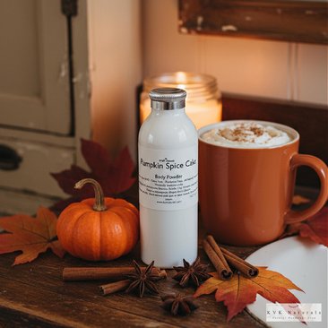 Pumpkin Spice Cake Body Powder – Talc & Corn Free, 4 oz