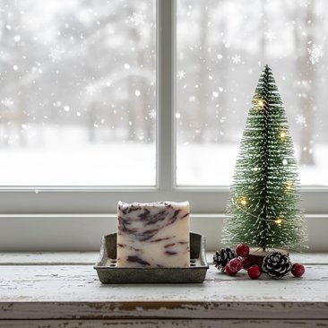 Chocolate Cinnamon Soap Bar: Natural Handmade Cold Process Soap