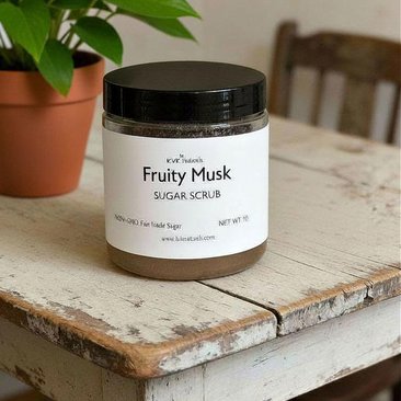 Fruity Musk Scrub - Exfoliating Organic Body Scrub