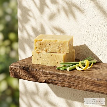 Handmade Lemongrass Soap Bar: Natural Citrus Aroma