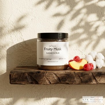 Fruity Musk Scrub - Exfoliating Organic Body Scrub