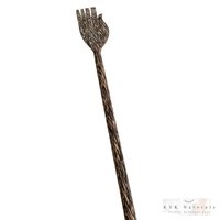 Palm Wood Back Scratcher: Handmade Rustic Relaxation Tool