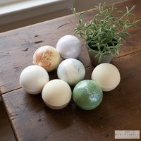 Lemongrass Bath Bomb - Natural Fizzy Treat - Handmade Spa Bath Fizzer