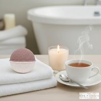 Lemongrass Bath Bomb - Natural Fizzy Treat - Handmade Spa Bath Fizzer