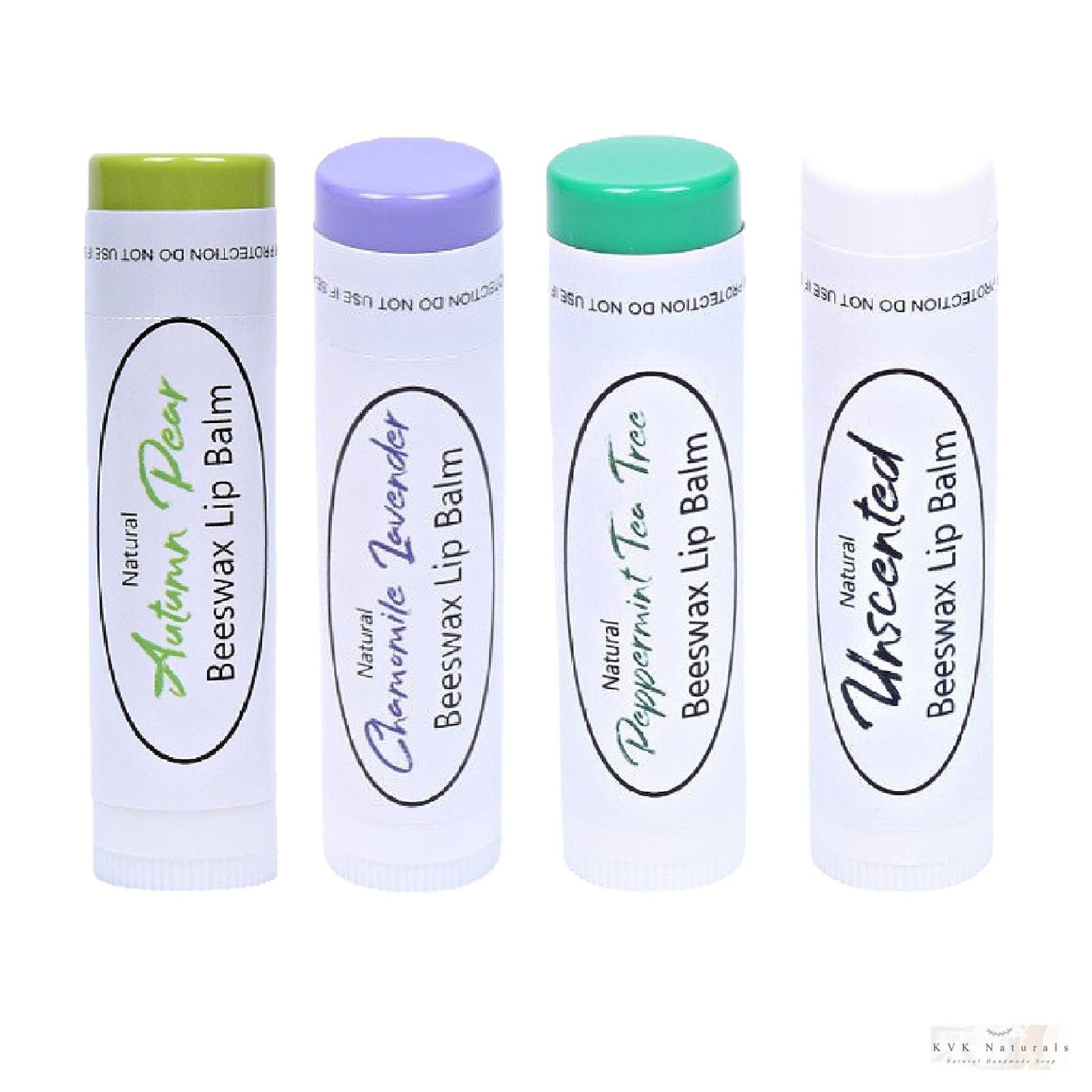 All Natural Lip Balm: Beeswax, Shea Butter, and Essential Oils