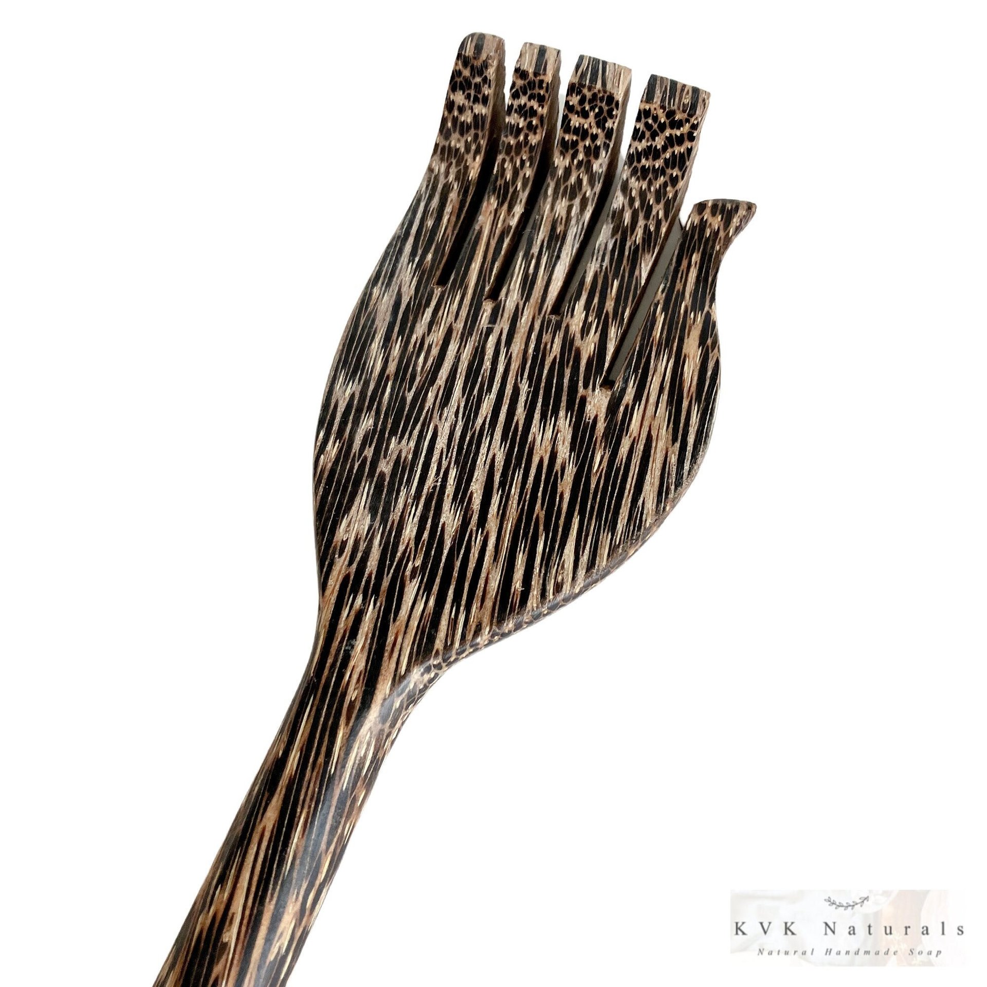 Palm Wood Back Scratcher: Handmade Rustic Relaxation Tool