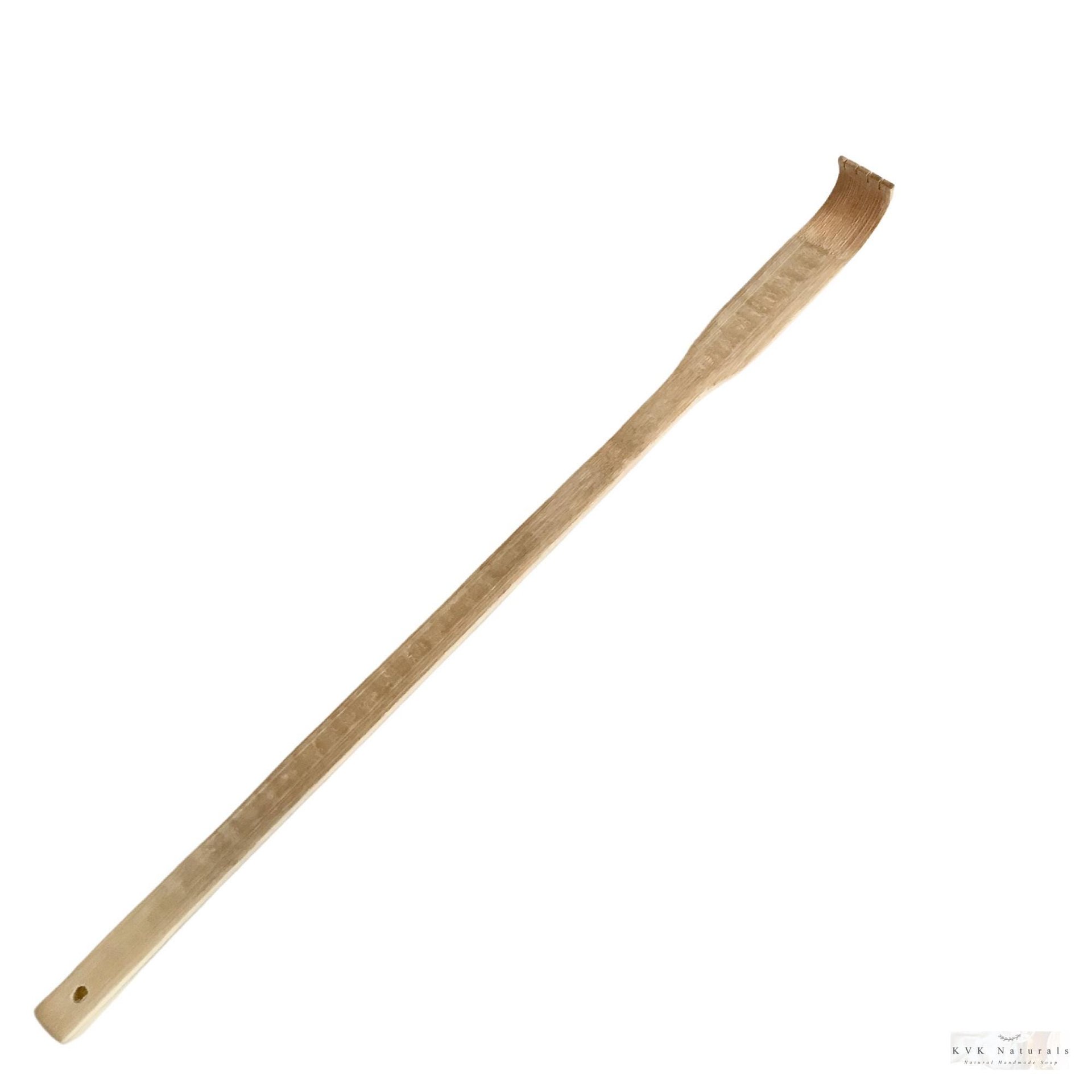 Handmade Bamboo Back Scratcher: Rustic Self-Care Tool