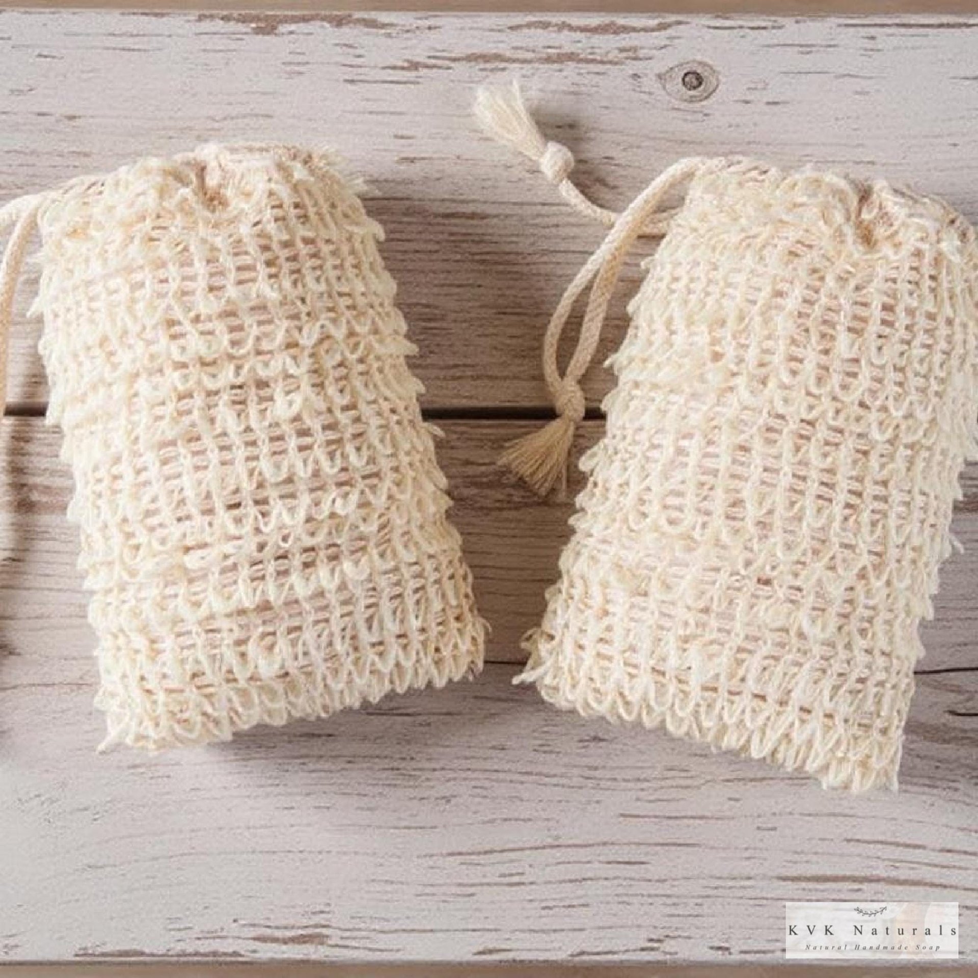 Natural Sisal Soap Saver Bag: Exfoliating Soap Sack, Handmade in USA