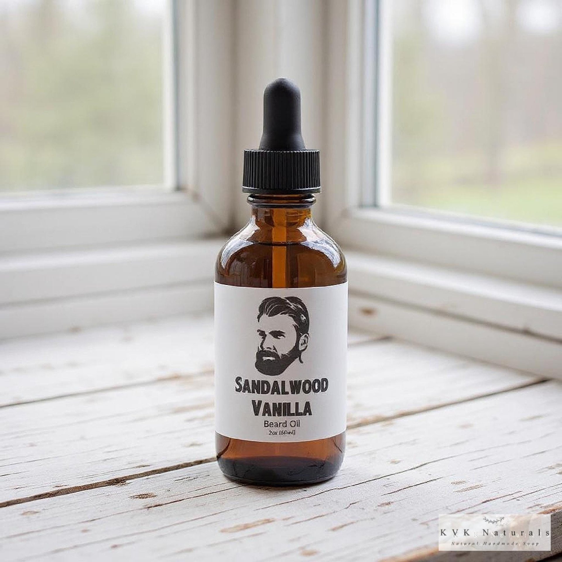 Beard Oil for Men Sandalwood Vanilla: Nourishing Grooming Essential (2 oz)