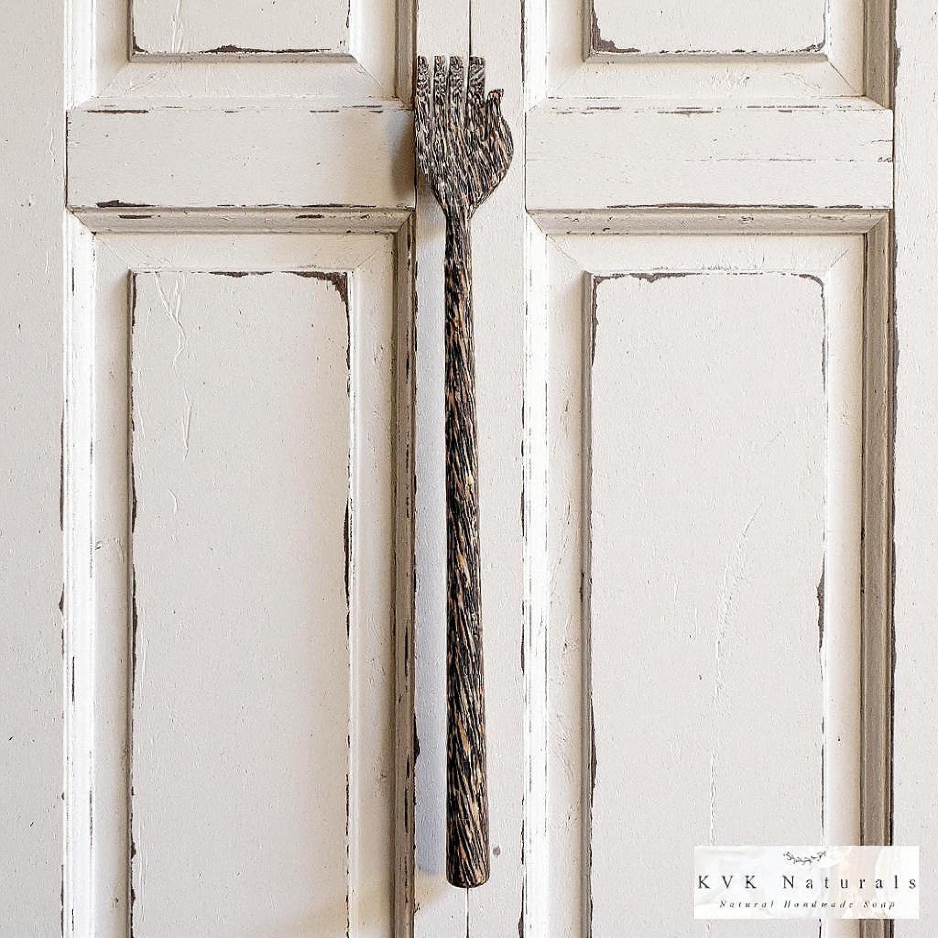 Palm Wood Back Scratcher: Handmade Rustic Relaxation Tool