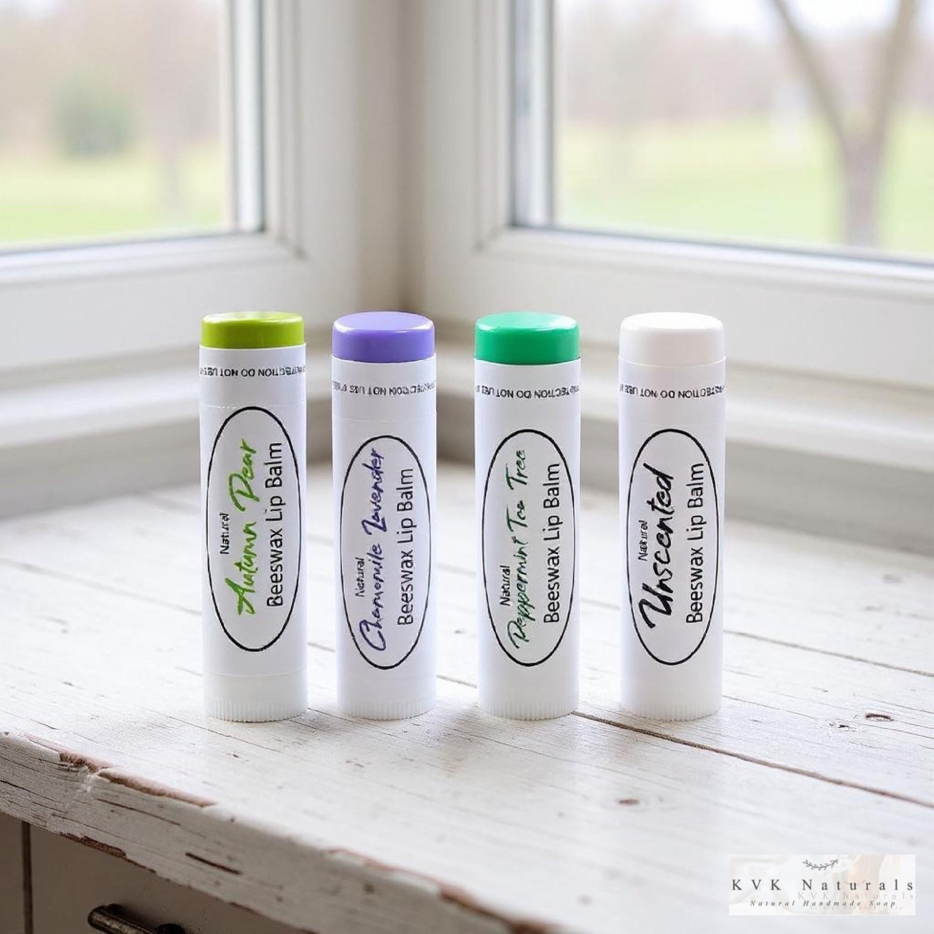 All Natural Lip Balm: Beeswax, Shea Butter, and Essential Oils