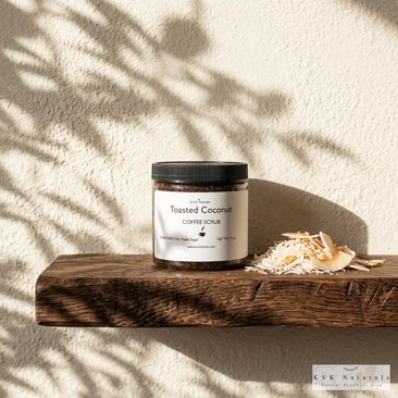 Toasted Coconut Coffee Scrub: Natural Exfoliating Body Polish