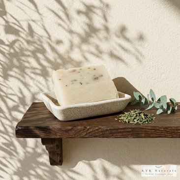 Eucalyptus Hemp Tea Tree Soap Bar: Natural Handmade Cold Process Soap